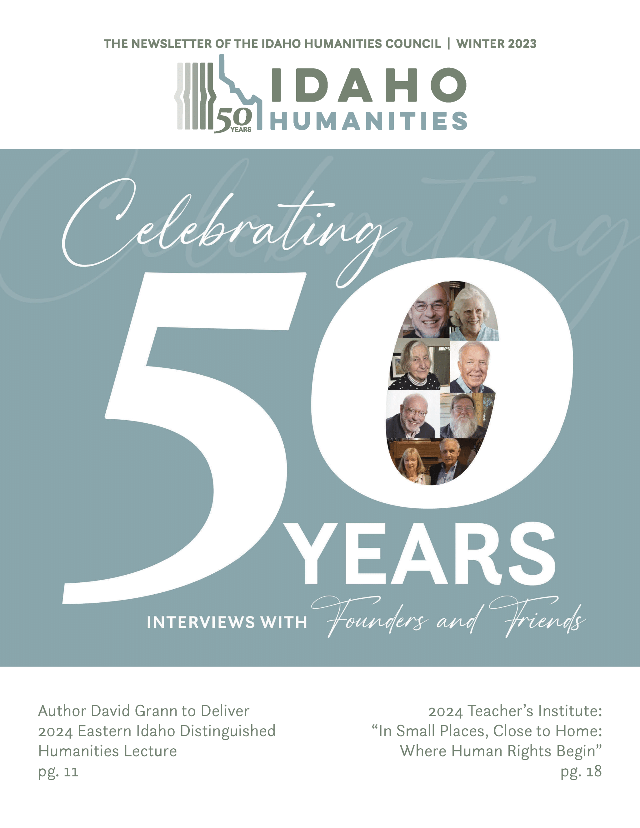 Winter Newsletter Cover 50 years